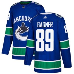 Herren Vancouver Canucks Eishockey Trikot Sam Gagner #89 Authentic Blau Heim